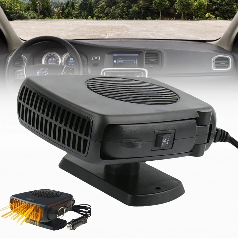 12V Ceramic Car Heater for Rapid Cabin Warming – Adjustable 150-300W with Thermostat - We are MFEO