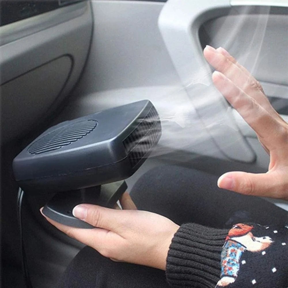 12V Ceramic Car Heater for Rapid Cabin Warming – Adjustable 150-300W with Thermostat - We are MFEO