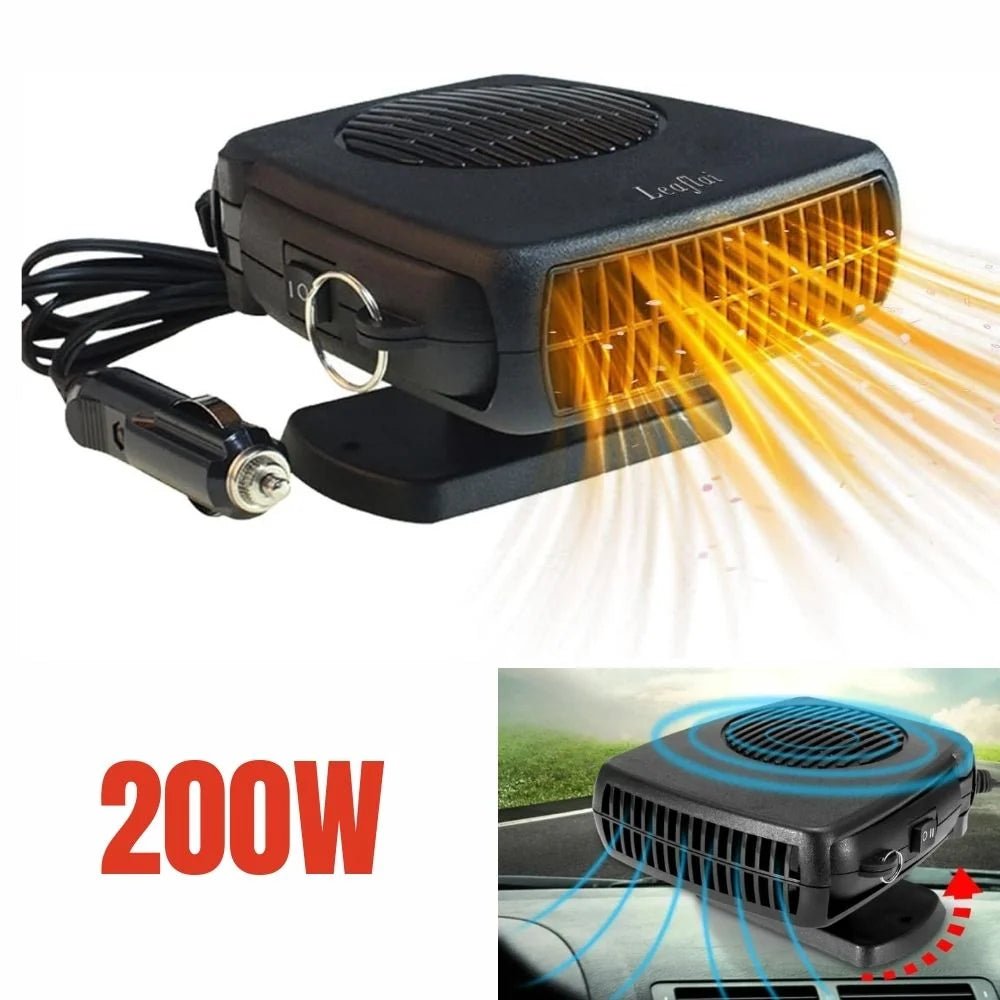 12V Ceramic Car Heater for Rapid Cabin Warming – Adjustable 150-300W with Thermostat - We are MFEO