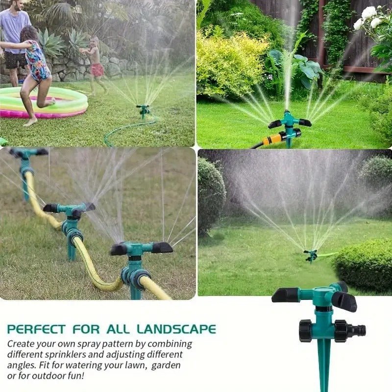 360° Garden Sprinkler for Efficient Irrigation – Adjustable Spray for Lawns and Flower Beds - We are MFEO