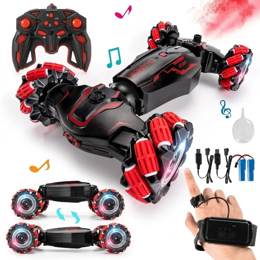 4WD Remote Control Car with Gesture Control – Mecanum Wheels for All Terrains, Stunt Functions 0