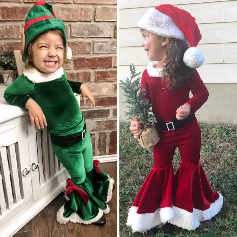 Children's Santa Claus Costume for Ages 2-8 – Embroidered, Comfortable Holiday Outfit 2