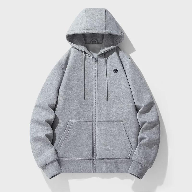 Heated Hoodie for Women – Zip-Up Sweatshirt with Kangaroo Pocket for Winter Warmth 2