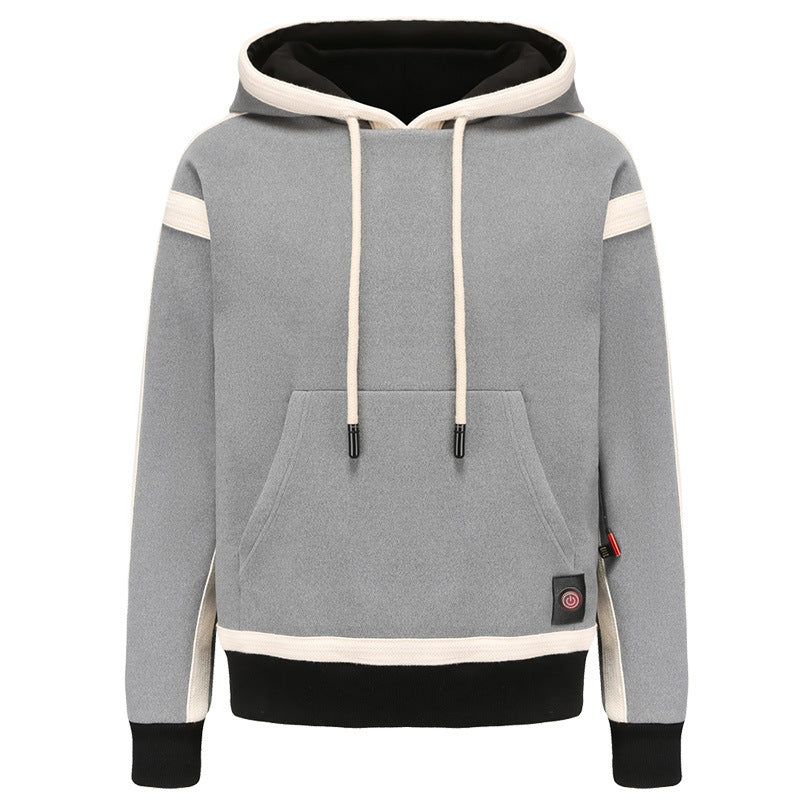Heated Jacket Women – USB Powered Pullover with Hood for Cold Weather 4