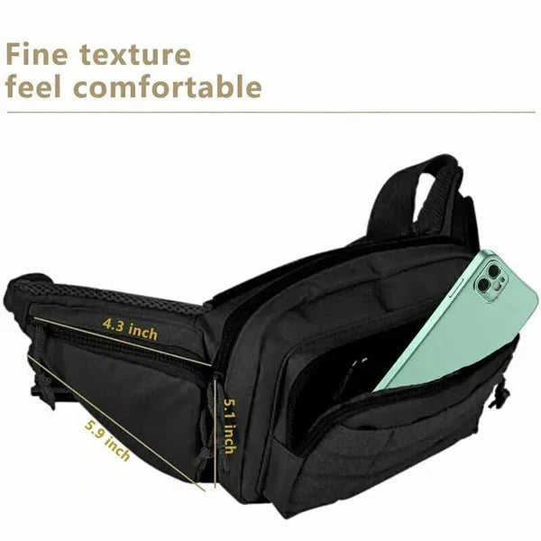 Hip Bag with Concealed Gun Holster – Waterproof Tactical Waist Pack with Adjustable Strap 2