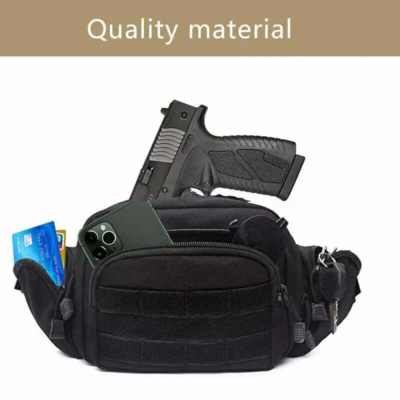 Hip Bag with Concealed Gun Holster – Waterproof Tactical Waist Pack with Adjustable Strap 5