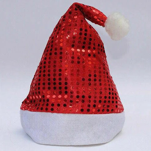 LED Santa Claus Hat with Changing Lights – Plush Christmas Accessory for Adults and Kids 3