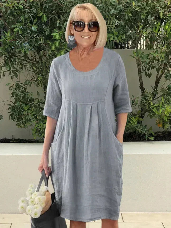 Loose Women's Dress with Pockets – Plus Size Summer Dresses for Everyday Comfort 3