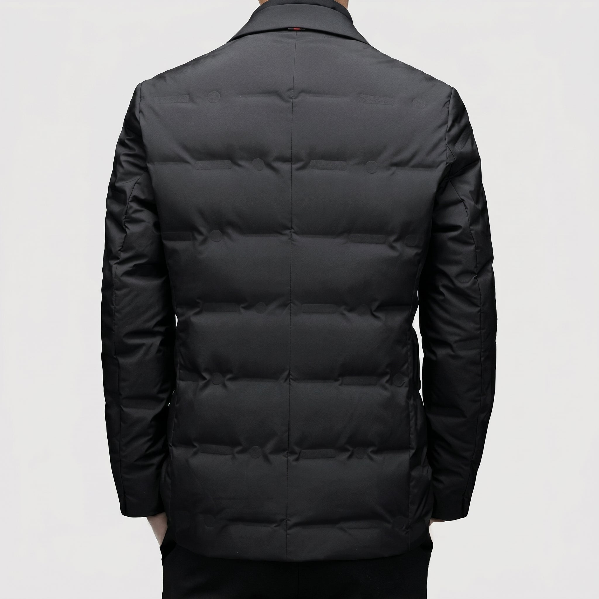 Men's Padded Jacket for Winter – Tailored Smart Casual Outerwear with Notch Lapels