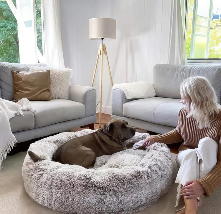 Orthopedic Dog Bed for Anxiety Relief – Calming Support with Raised Borders 4