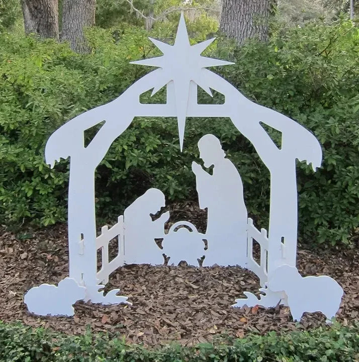 Outdoor Christmas Nativity Set – Waterproof Holy Family Scene for Year-Round Display 0