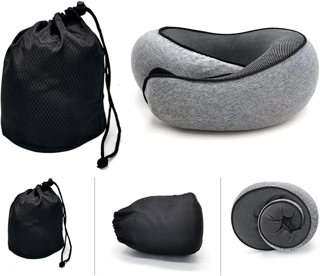 Travel Neck Pillow – Memory Foam U-Shape for Adjustable Support, Ideal for Long Journeys 7