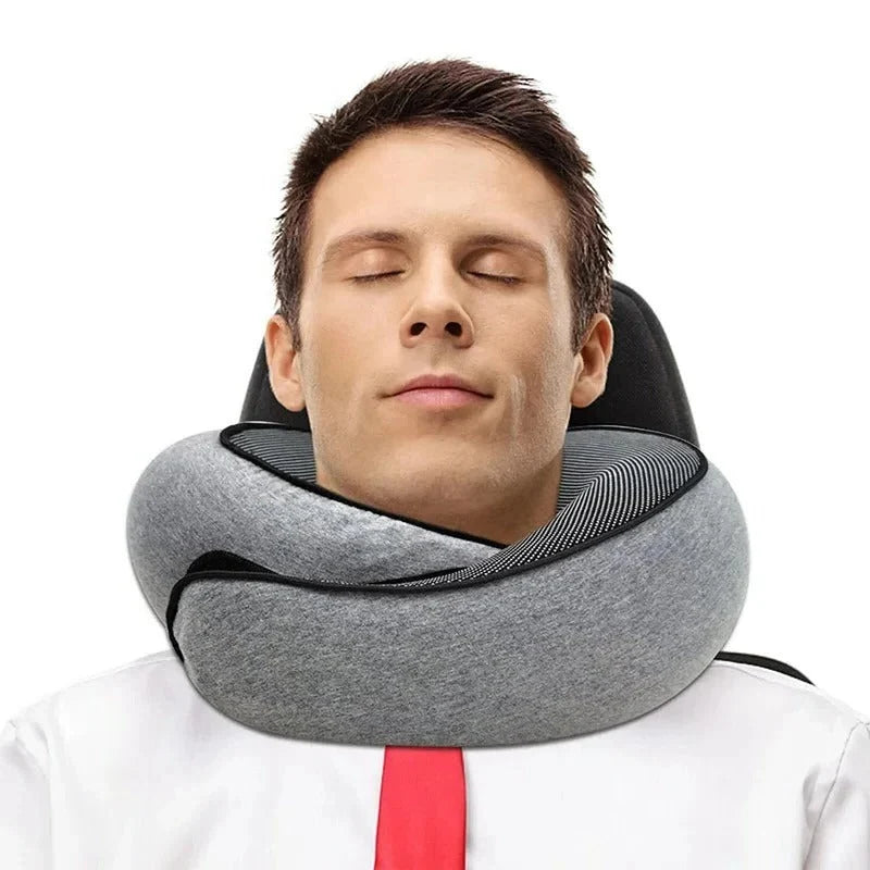 Travel Neck Pillow – Memory Foam U-Shape for Adjustable Support, Ideal for Long Journeys 8