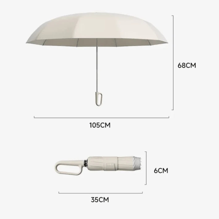 Travel Umbrella – Windproof Automatic Opening with Reflective Edge for City Use 2