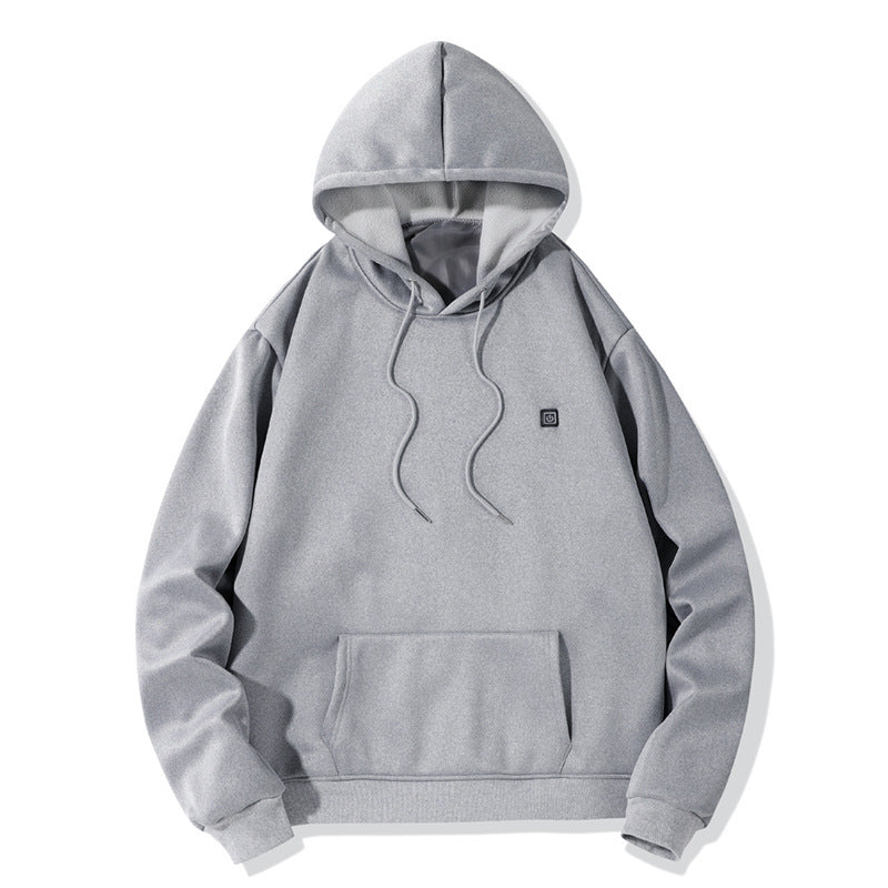 Women's Heated Hoodie with Adjustable Heating Zones – Comfortable Winter Sweatshirt for Layering 5