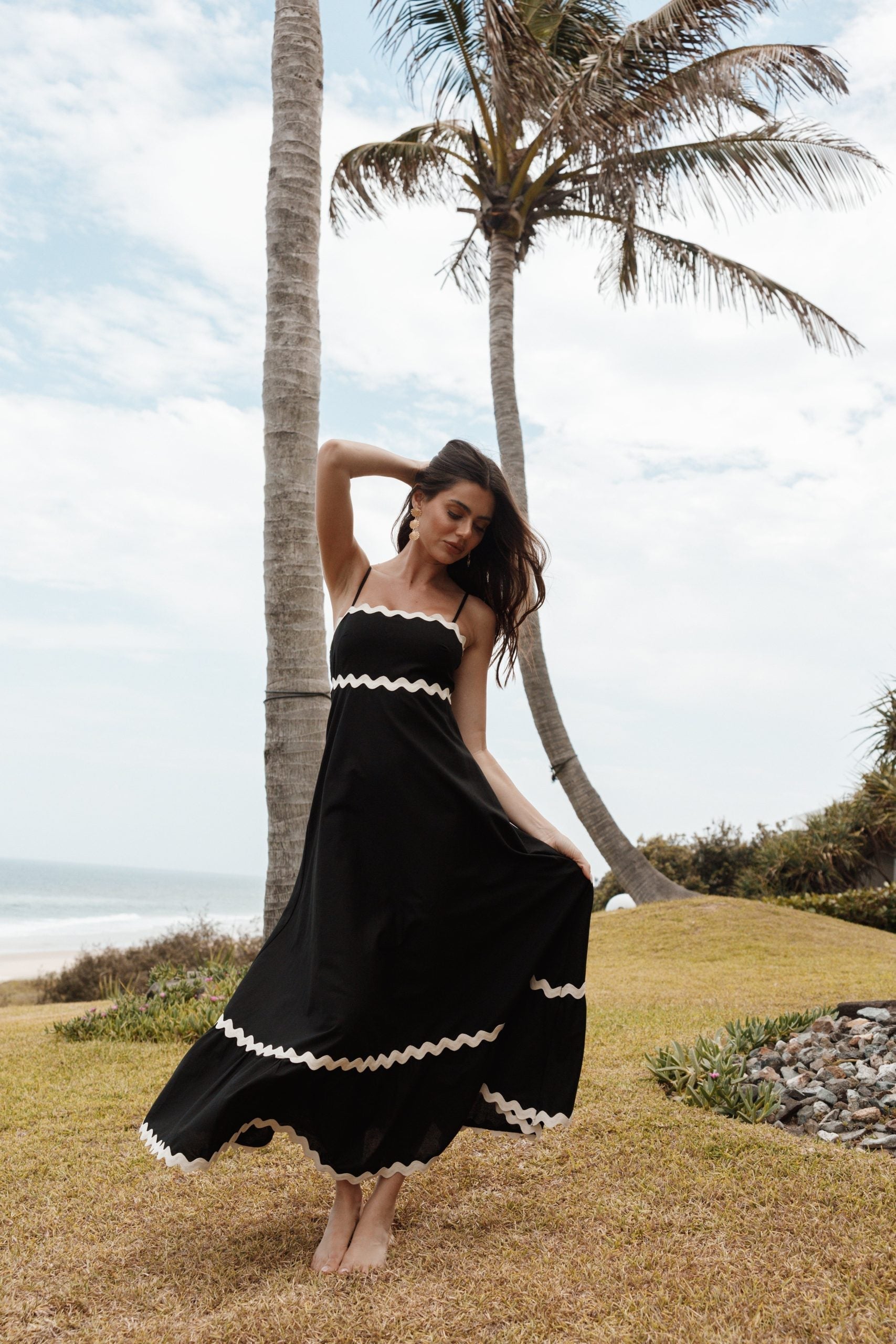 Women's Maxi Dress for Summer – Slim Straps and Flowing Silhouette 2