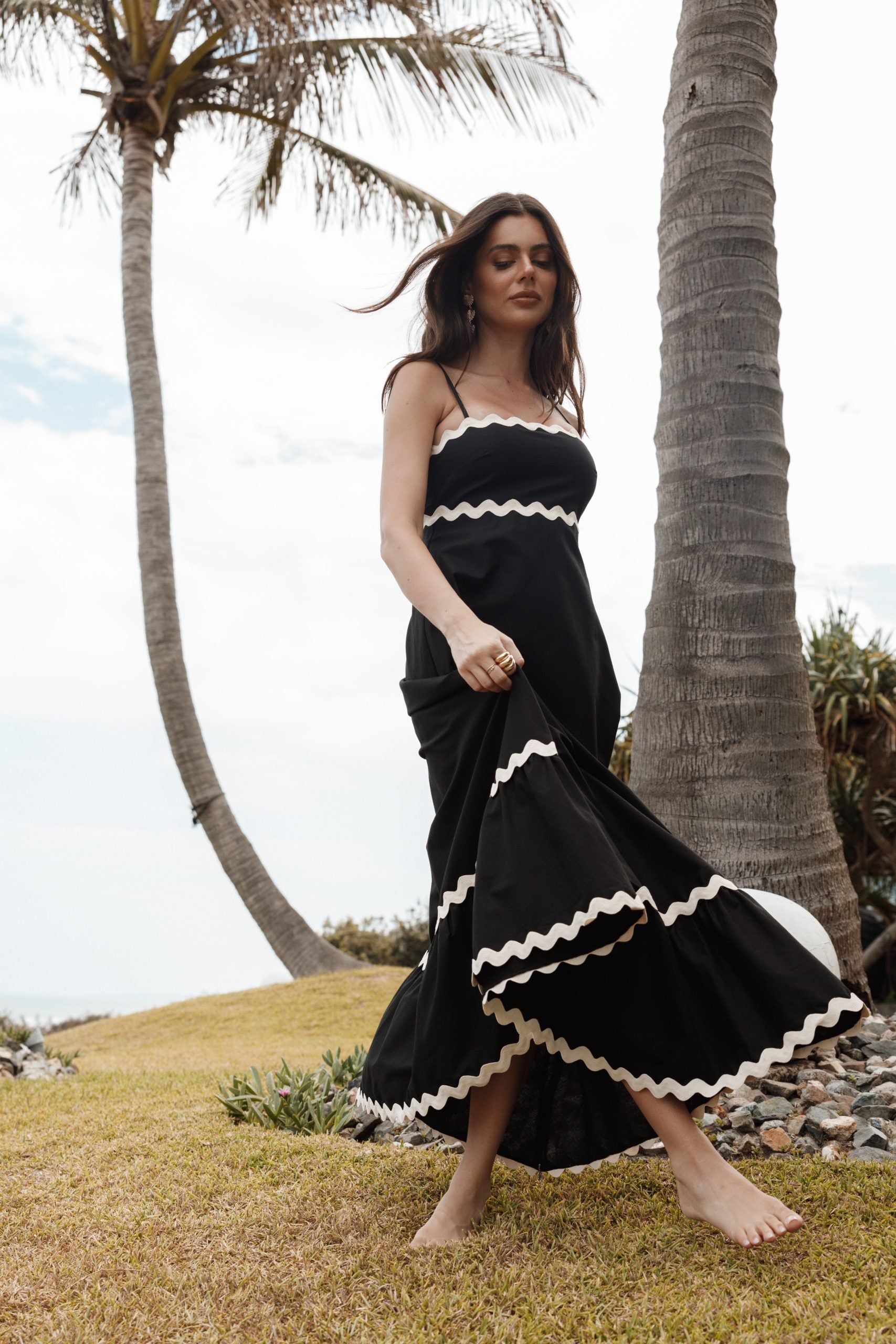 Women's Maxi Dress for Summer – Slim Straps and Flowing Silhouette 3