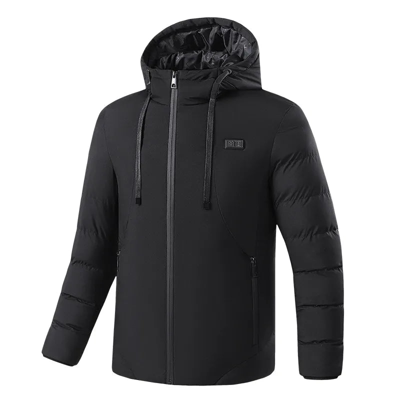 Women's Puffer Jacket with 11 Heating Zones – Quilted Longline Design for Winter Outdoors 3