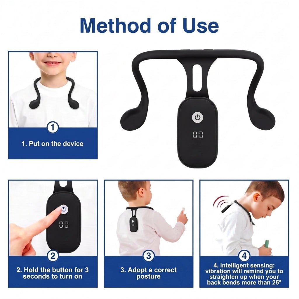 Back Posture Corrector with Vibration Reminder – Adjustable Support for Adults and Children - We are MFEO