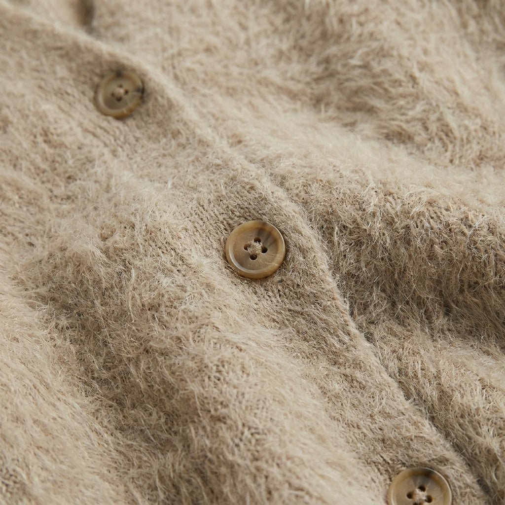 Black Oversized Deep V-Neck Cardigan for Women – Soft Knit, Relaxed Fit Layering Piece - We are MFEO