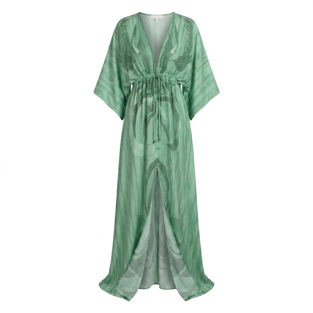 Bohemian Maxi Dress – Lightweight Chiffon with Adjustable Waist for Summer Events - We are MFEO