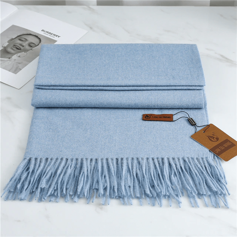 Cashmere Scarf for Women – Warm and Versatile Winter Accessory with Stylish Tassels - We are MFEO