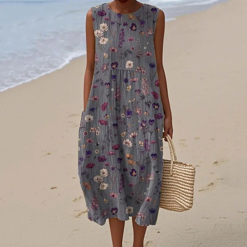 Casual Summer Dress – Flattering Silhouette, Adjustable Waist, Plus Size Available - We are MFEO