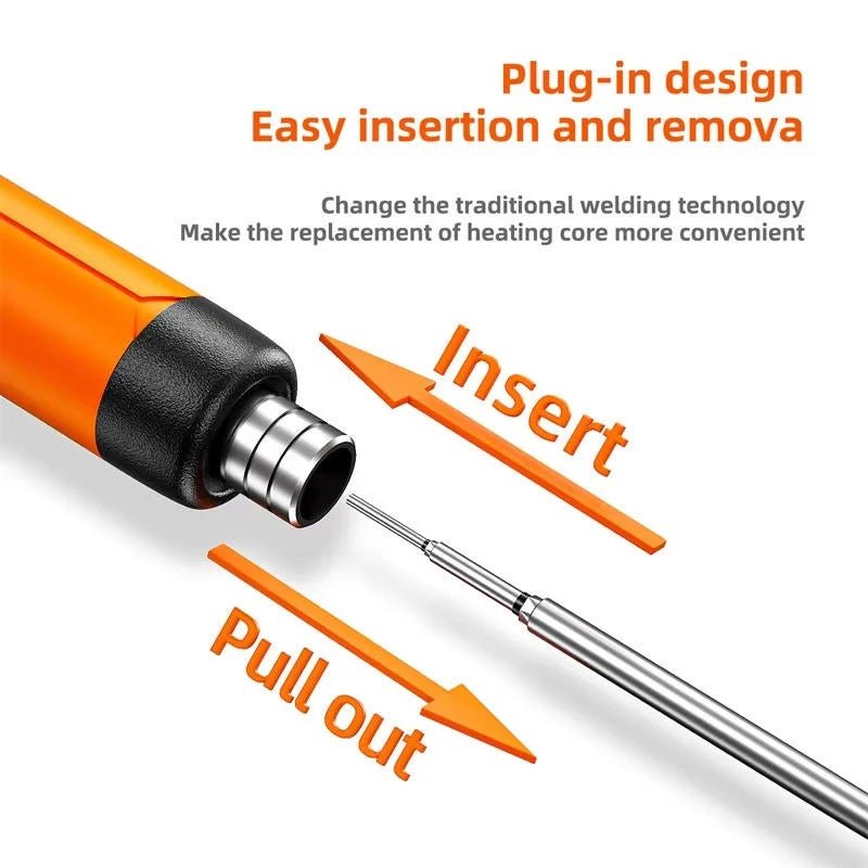 Cordless Soldering Iron with Adjustable Temperature – Portable for Electronics and Jewelry - We are MFEO