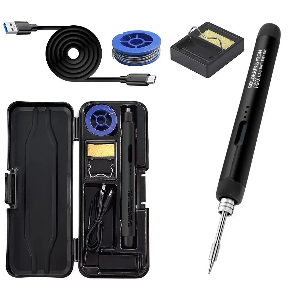 Cordless Soldering Iron with Adjustable Temperature – Portable for Electronics and Jewelry - We are MFEO