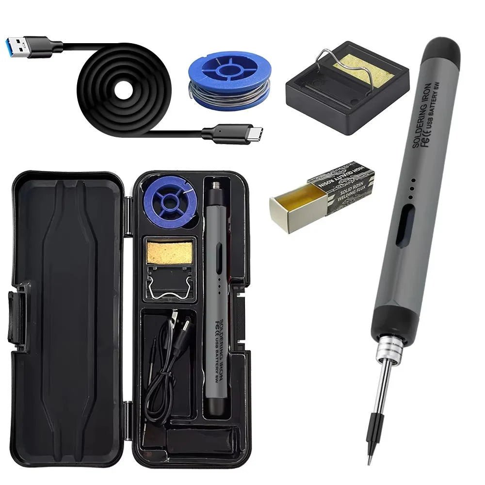 Cordless Soldering Iron with Adjustable Temperature – Portable for Electronics and Jewelry - We are MFEO