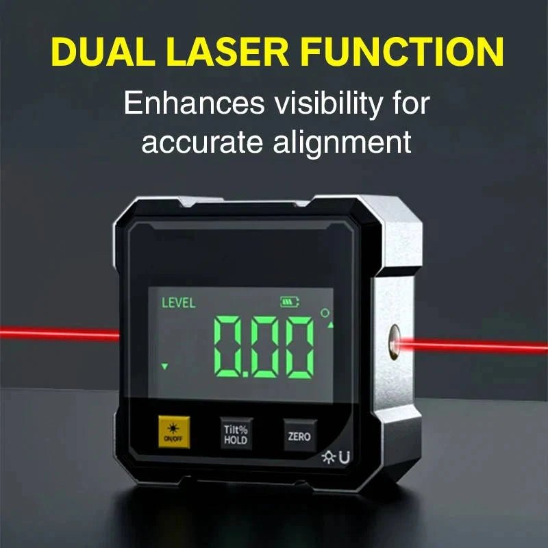 Digital Angle Finder with Laser – Accurate Measurement Tool for Woodworking and Metalworking - We are MFEO