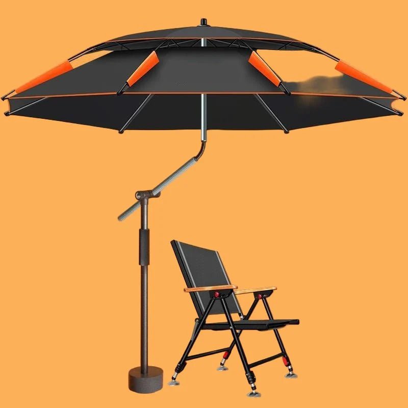 Fishing Umbrella with UPF 50+ Protection – Windproof, Waterproof, 360° Adjustable Canopy - We are MFEO