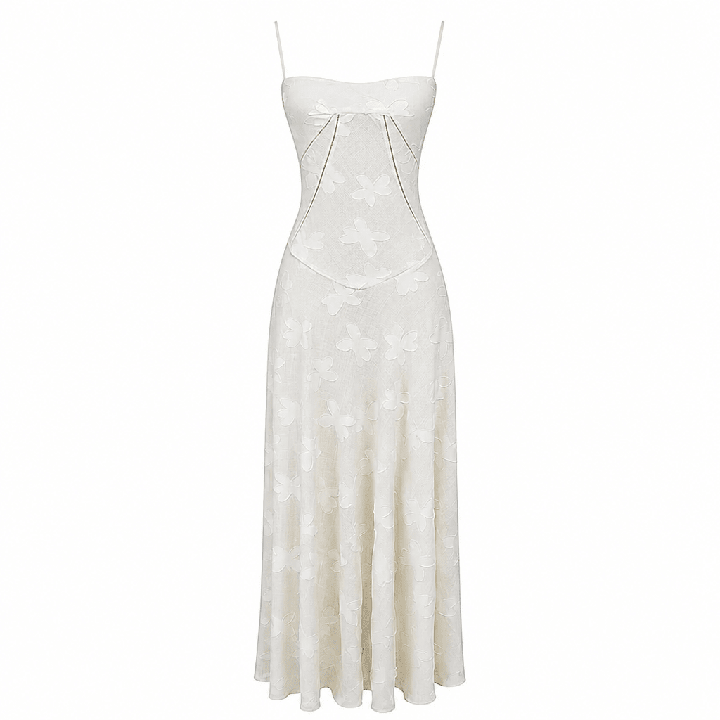Floral Maxi Dress – Elegant for Weddings and Formal Events, Lightweight and Flowing - We are MFEO