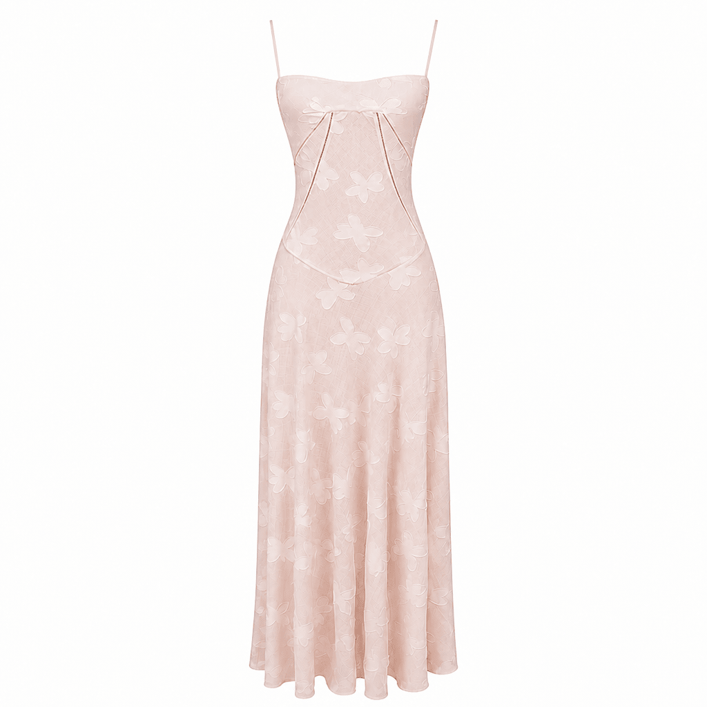 Floral Maxi Dress – Elegant for Weddings and Formal Events, Lightweight and Flowing - We are MFEO