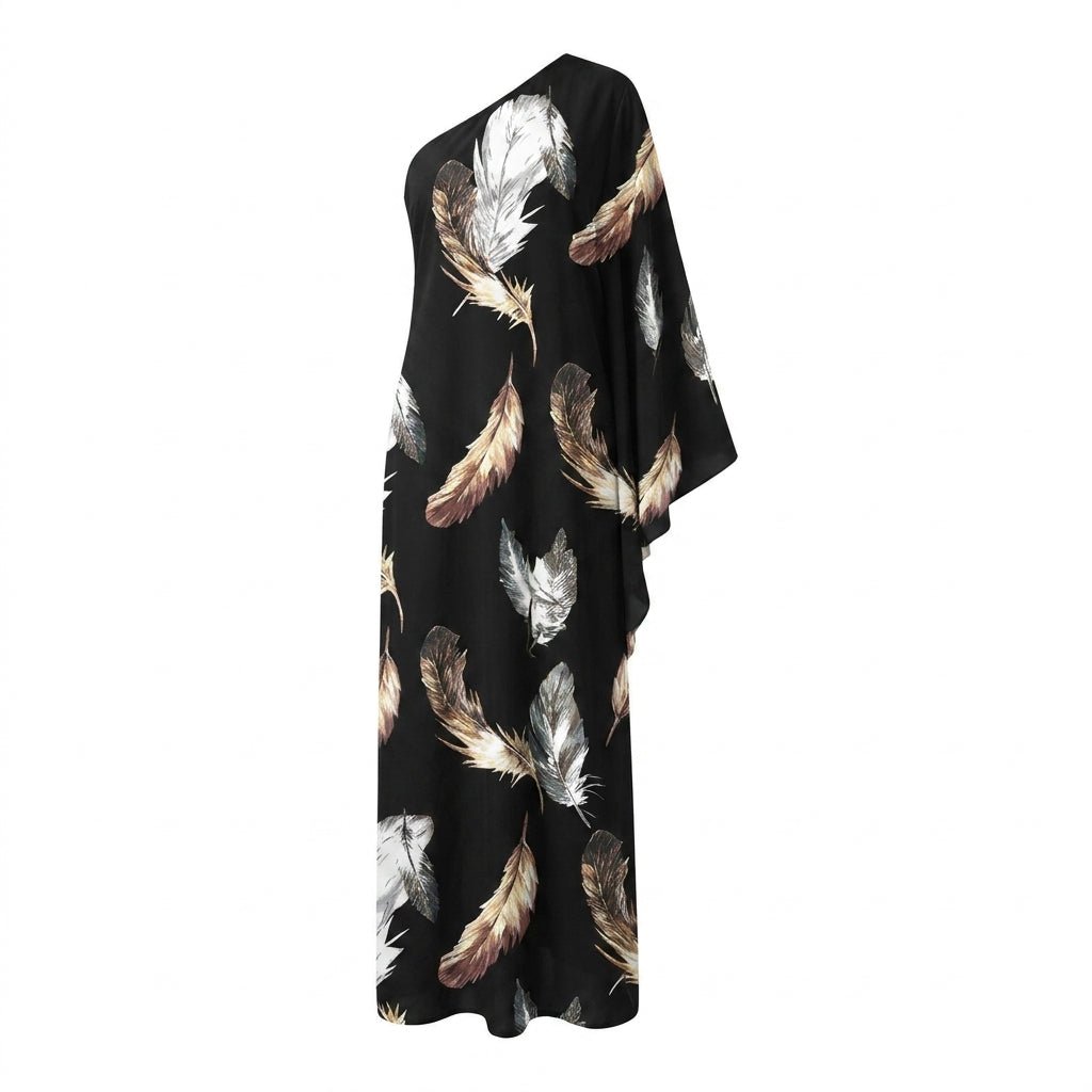 Floral Maxi Dress – One-Shoulder Style for Summer Events - We are MFEO