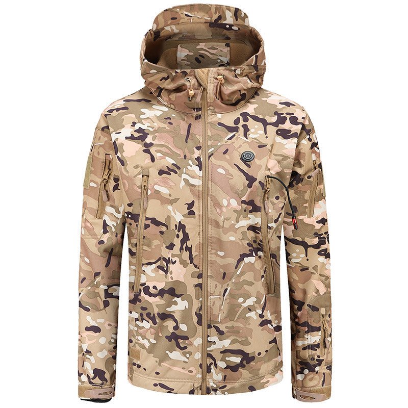 Heated Jacket for Men – Hooded Coat, USB-Powered, Adjustable Temperature - We are MFEO