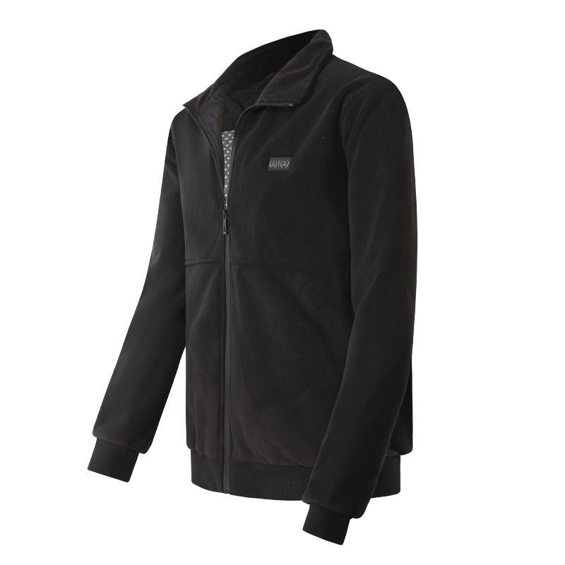Heated Jacket for Men with Multi-Zone Heating – Full-Zip Design - We are MFEO
