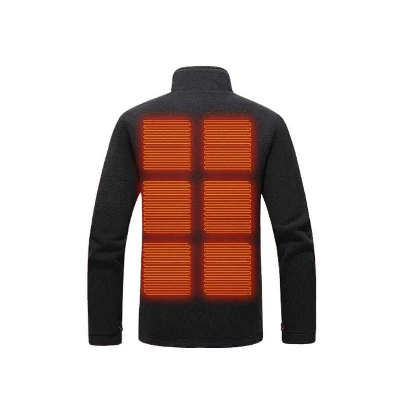 Heated Jacket for Women with Stand Collar – USB-Powered with 9 Heating Zones - We are MFEO
