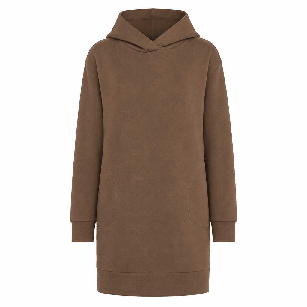 Hoodie Dress with Pockets – Relaxed Oversized Fit - We are MFEO