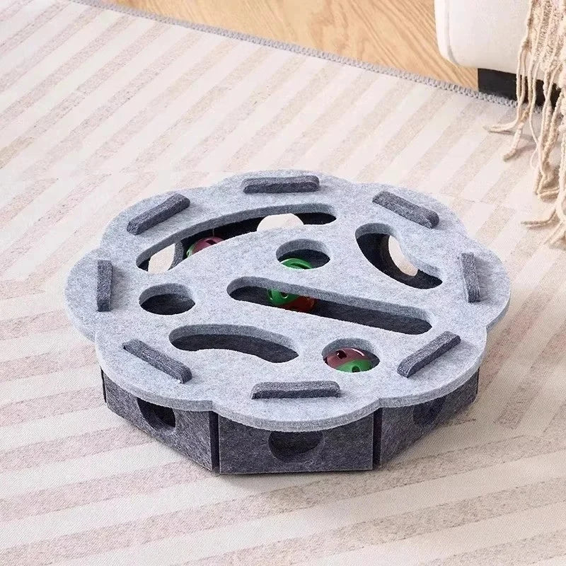 Interactive Cat Toy Puzzle Box – Durable Felt for Indoor Play and Mental Stimulation - We are MFEO