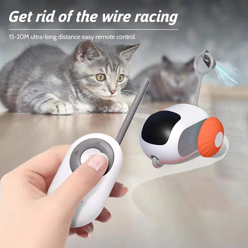 Interactive Cat Toy with Remote Control – Infrared Sensors and Self-Righting Tail for Indoor Play - We are MFEO