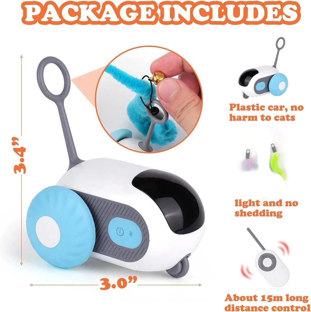 Interactive Cat Toy with Remote Control – Infrared Sensors and Self-Righting Tail for Indoor Play - We are MFEO