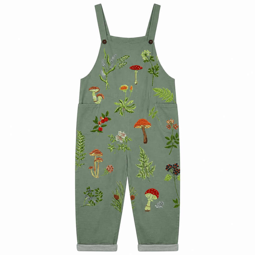 Jumpsuit with Floral Embroidery – Tailored Fit - We are MFEO