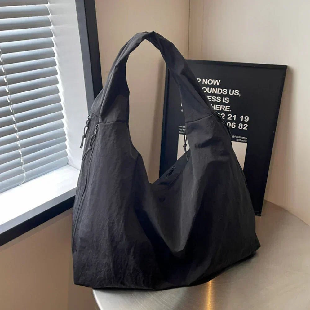 Large Shoulder Bag for Women – Slouchy Hobo Design with Adjustable Toggles - We are MFEO
