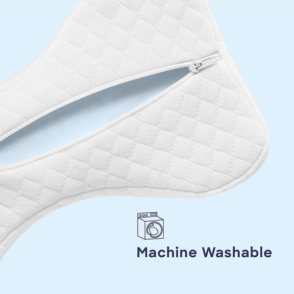 Leg Pillow for Knee and Hip Support – Memory Foam, Ergonomic Shape for Side Sleepers - We are MFEO