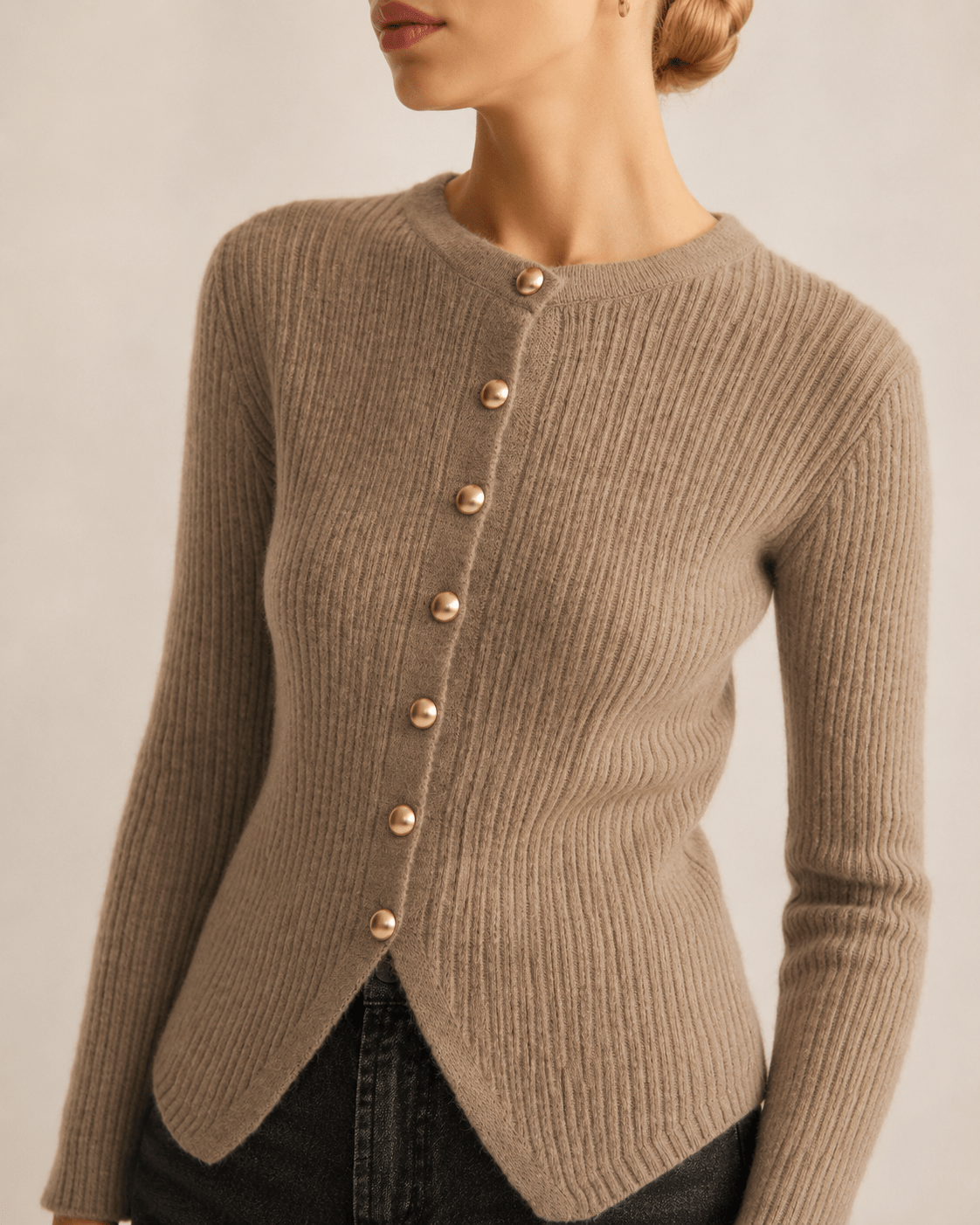 Long Cardigan for Women – Button Down Knit Layering Piece for Casual Wear - We are MFEO