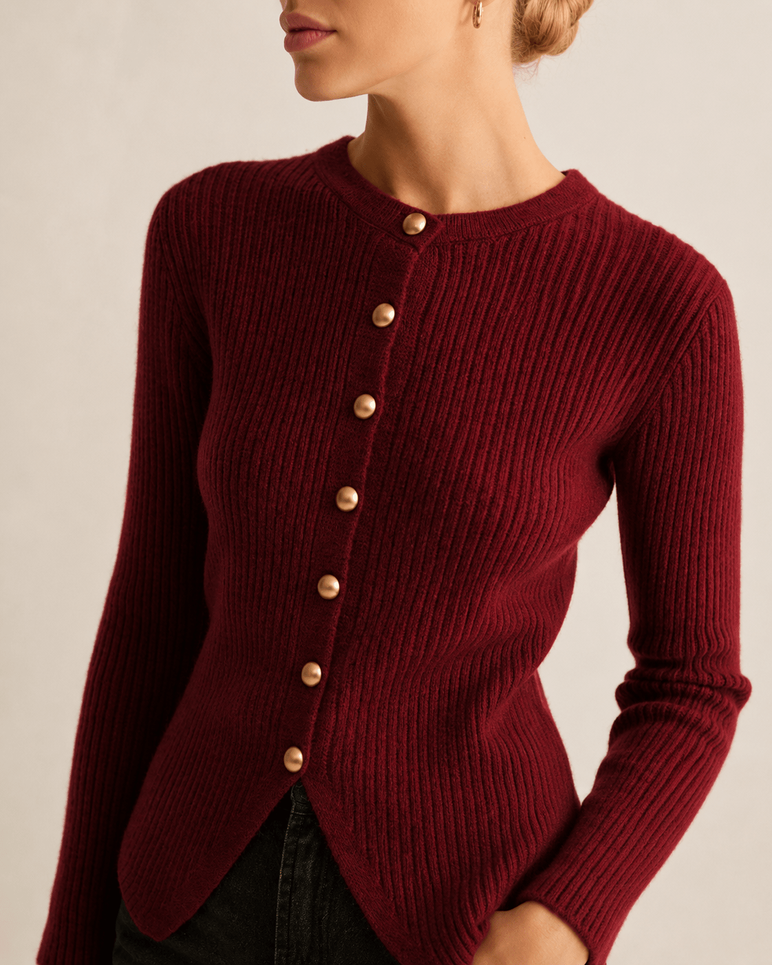Long Cardigan for Women – Button Down Knit Layering Piece for Casual Wear - We are MFEO