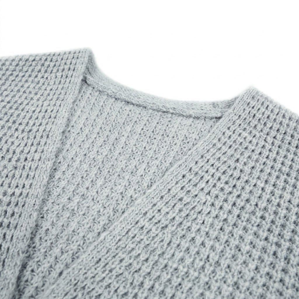 Long Cardigan for Women – Longline Open Front with Textured Knit and Pockets - We are MFEO