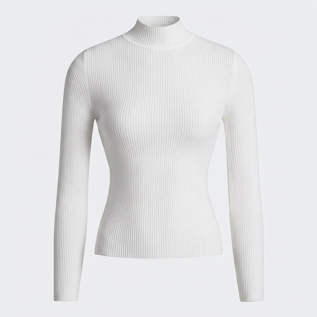 Long Sleeve Crop Top for Women – Ribbed Button Down Casual Shirt for Layering - We are MFEO