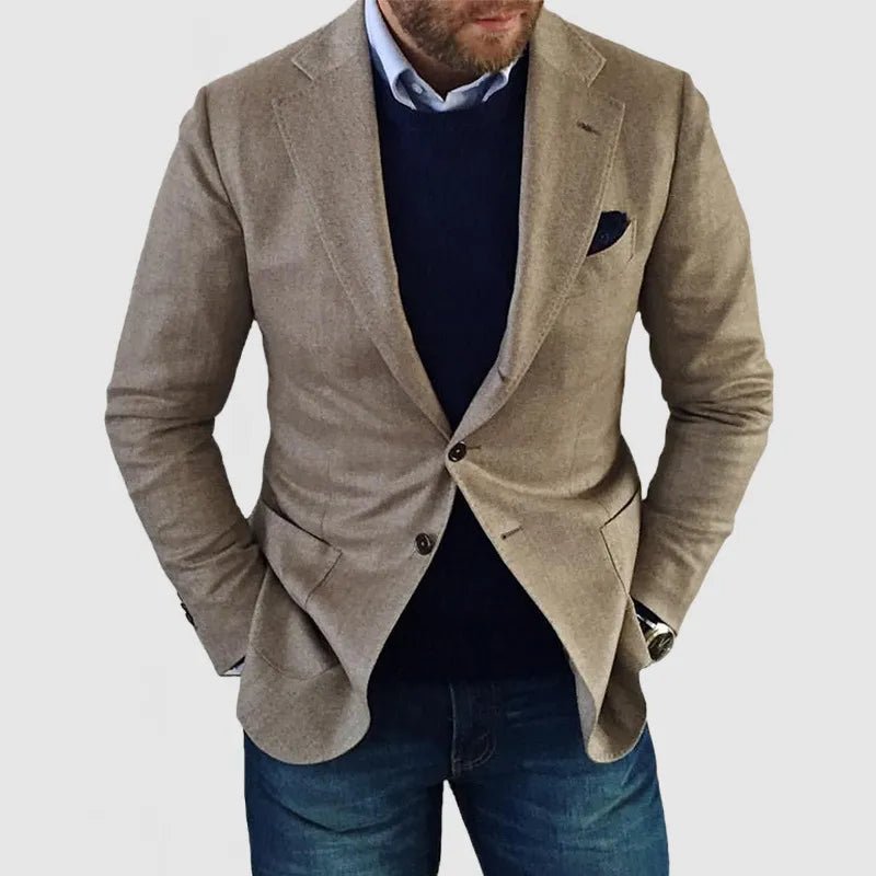 Men's Blazer Jacket – Tailored Two-Button Design for Business Casual and Smart Events - We are MFEO